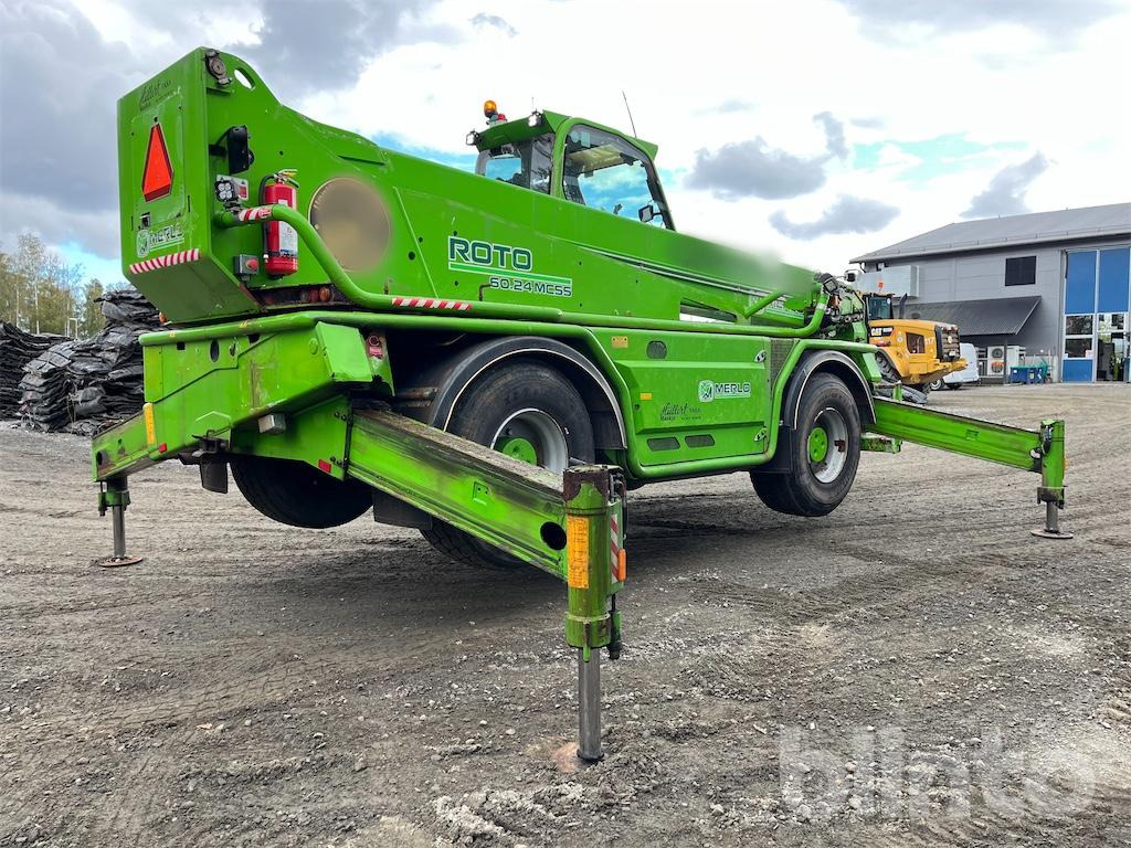 Merlo Roto60.24MCSS, fullt radiostyrd, med 2 korgar, gafflar och planerskopa - Chariot télescopique: photos 5 Merlo Roto60.24MCSS, fullt radiostyrd, med 2 korgar, gafflar och planerskopa - Chariot télescopique: photos 5