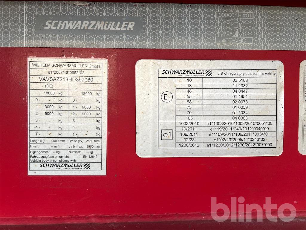 Remorque porte-conteneur/ Caisse mobile Schwarzmüller AZ (2014): photos 8