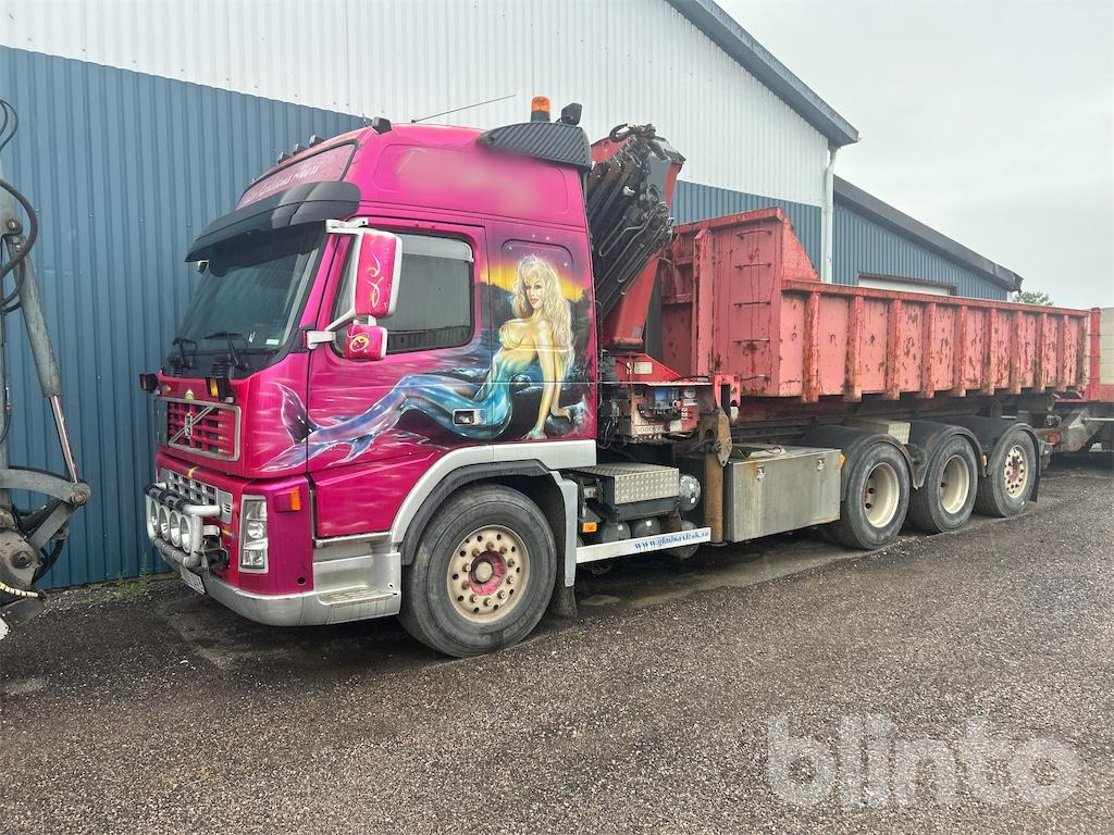 VOLVO FM12-43 8X4 - Camion ampliroll, Camion grue: photos 1 VOLVO FM12-43 8X4 - Camion ampliroll, Camion grue: photos 1