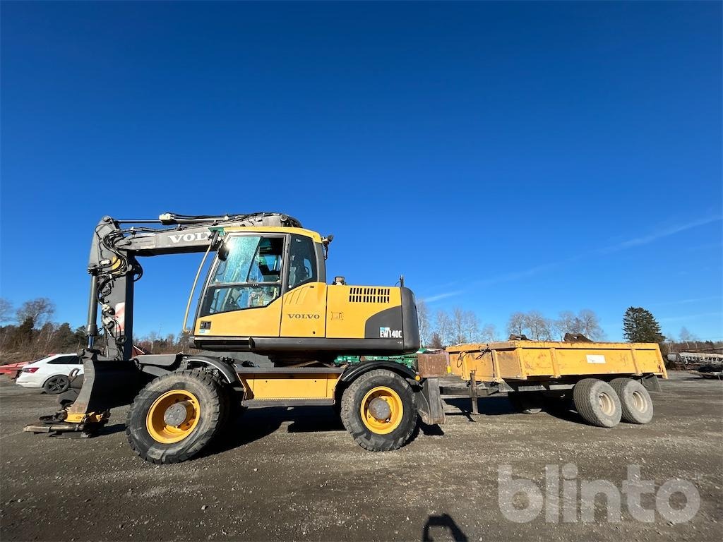 Volvo EW 140C - Pelle sur pneus: photos 5 Volvo EW 140C - Pelle sur pneus: photos 5