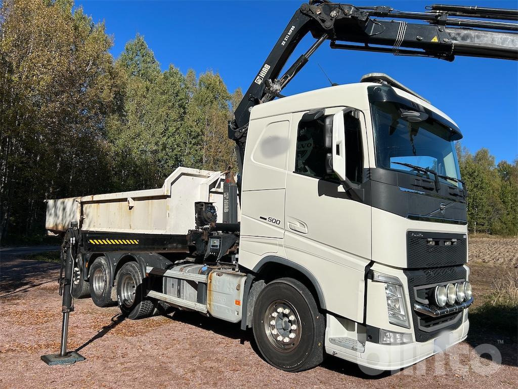 Volvo FH500 - Camion ampliroll, Camion grue: photos 1 Volvo FH500 - Camion ampliroll, Camion grue: photos 1