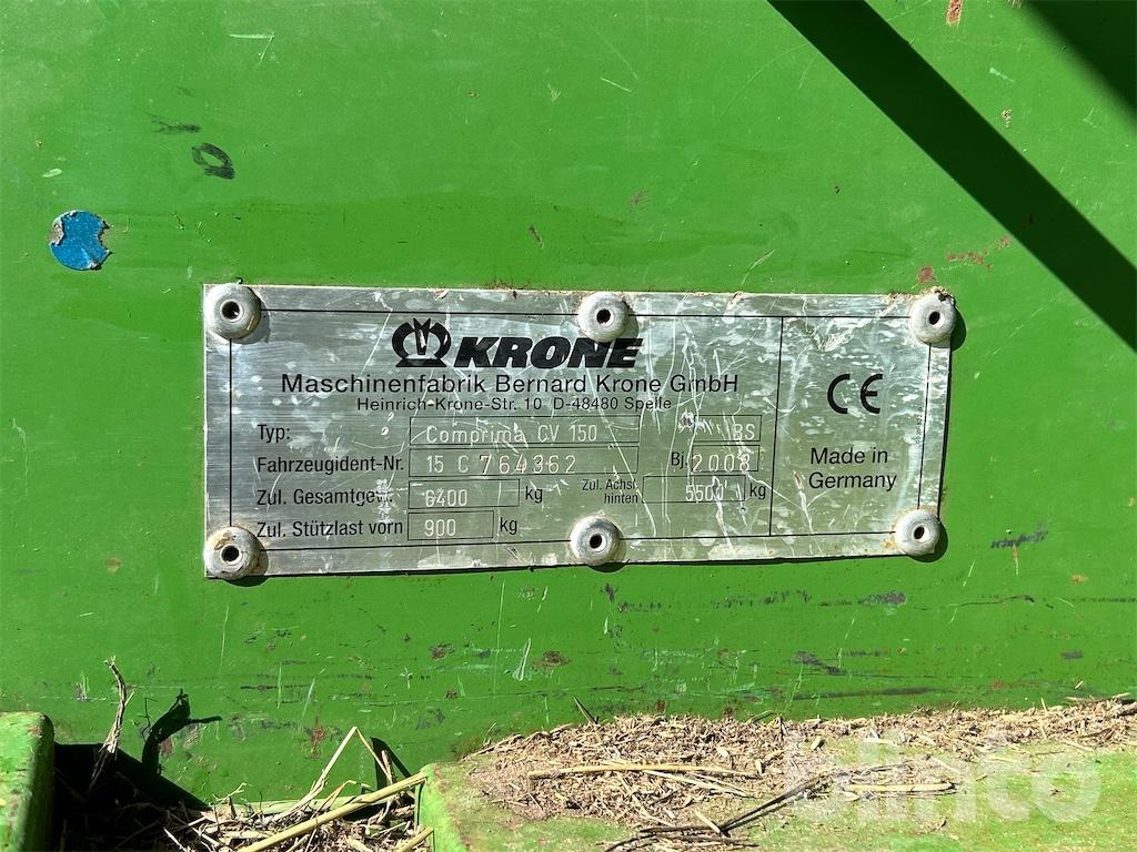 / Wickelkombination Krone Comprima CV 150 XC (2008) - Presse à balles rondes, Enrubanneuse: photos 5 / Wickelkombination Krone Comprima CV 150 XC (2008) - Presse à balles rondes, Enrubanneuse: photos 5