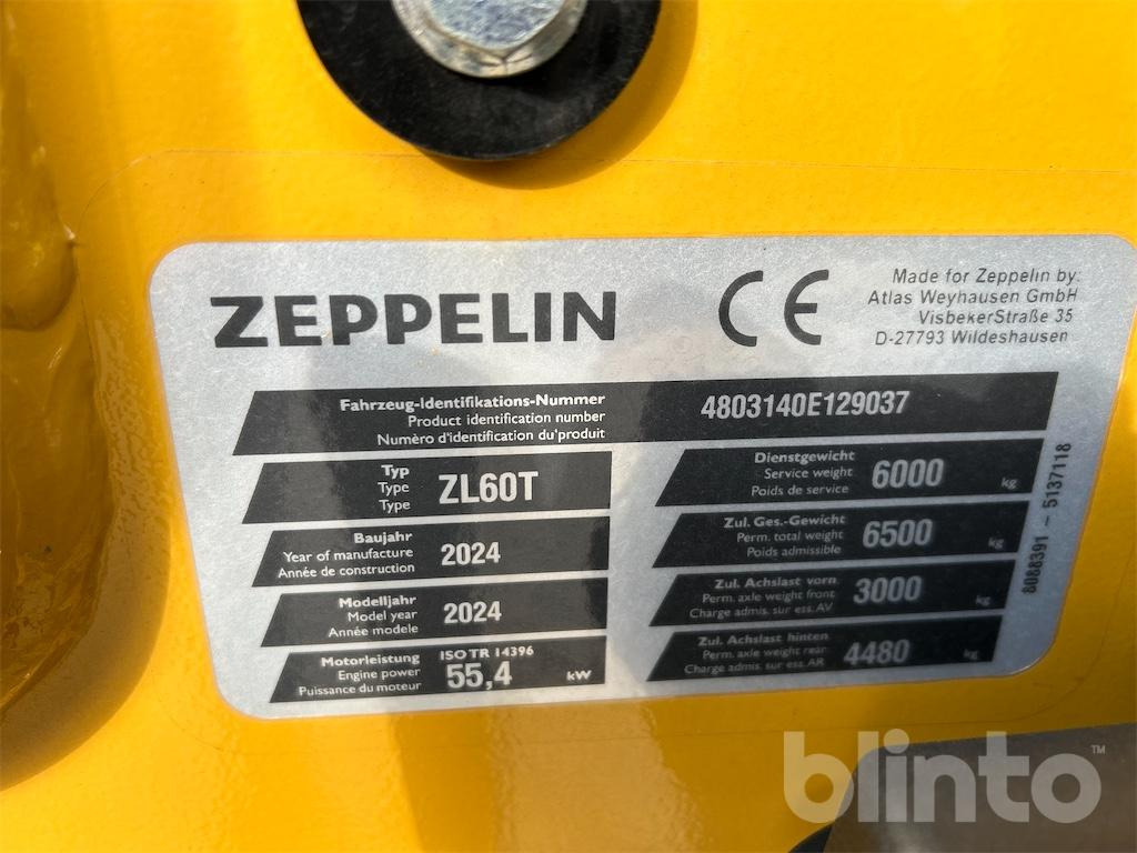 Zeppelin ZL 60 (Demogerät, Bj. 2024) - Chargeuse sur pneus télescopique: photos 5 Zeppelin ZL 60 (Demogerät, Bj. 2024) - Chargeuse sur pneus télescopique: photos 5
