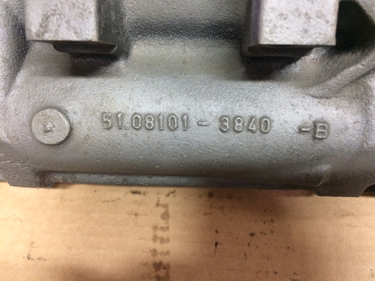 Collecteur d'échappement COLLETTORE SCARICO COIBENTATO POSTERIORE MAN 51081015160: photos 6