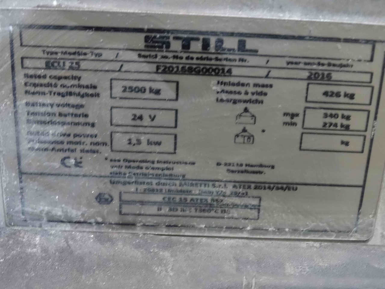Still ECU25/1610MM - Transpalette: photos 5 Still ECU25/1610MM - Transpalette: photos 5