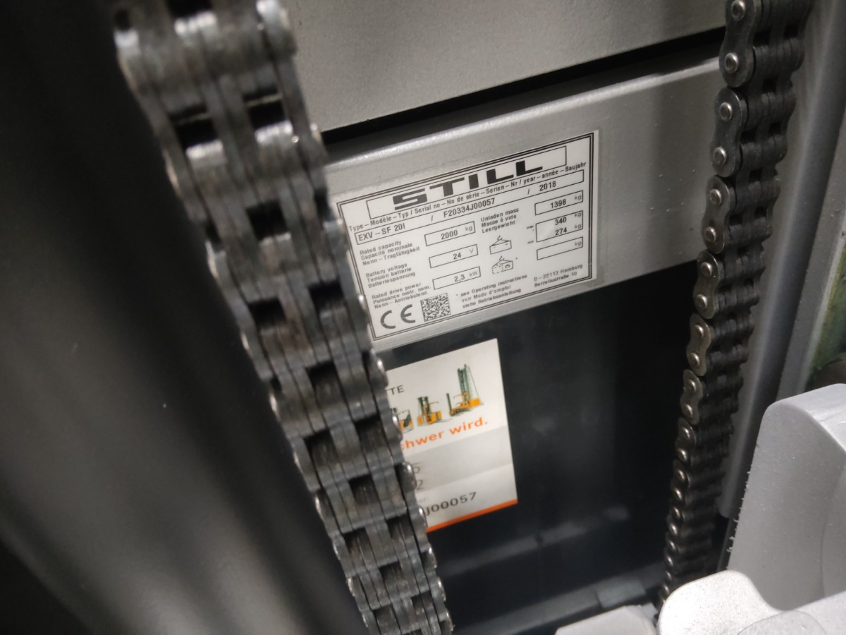 Still EXV-SF20I/BATT.NEU - Gerbeur: photos 5 Still EXV-SF20I/BATT.NEU - Gerbeur: photos 5