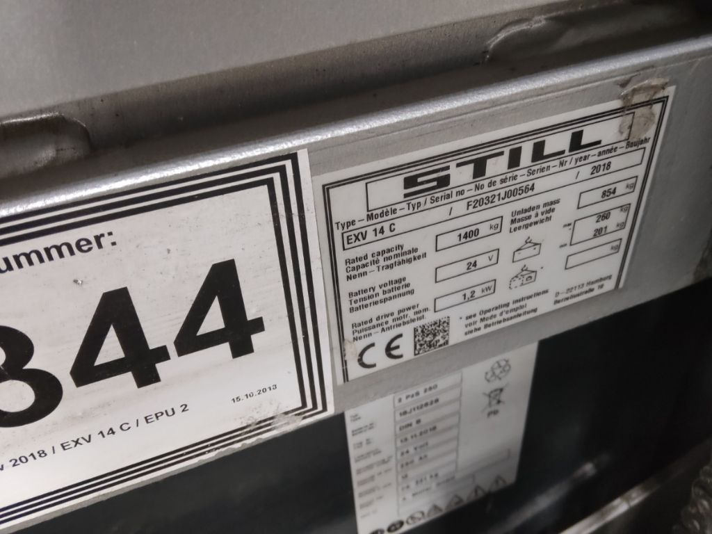 Still EXV14C - Gerbeur: photos 5 Still EXV14C - Gerbeur: photos 5