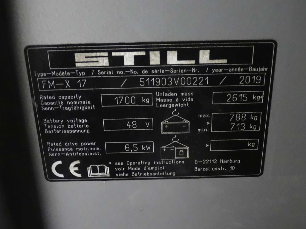Still FM-X17 - Chariot à mât rétractable: photos 5 Still FM-X17 - Chariot à mât rétractable: photos 5