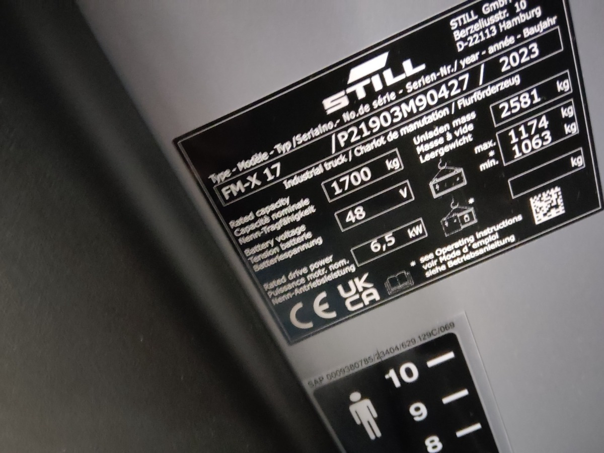 Still FM-X17 - Chariot à mât rétractable: photos 5 Still FM-X17 - Chariot à mât rétractable: photos 5