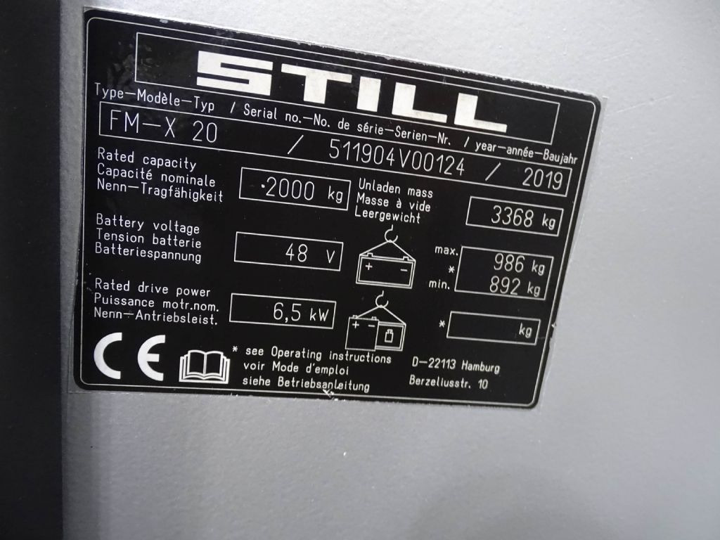 Chariot à mât rétractable Still FM-X20: photos 6