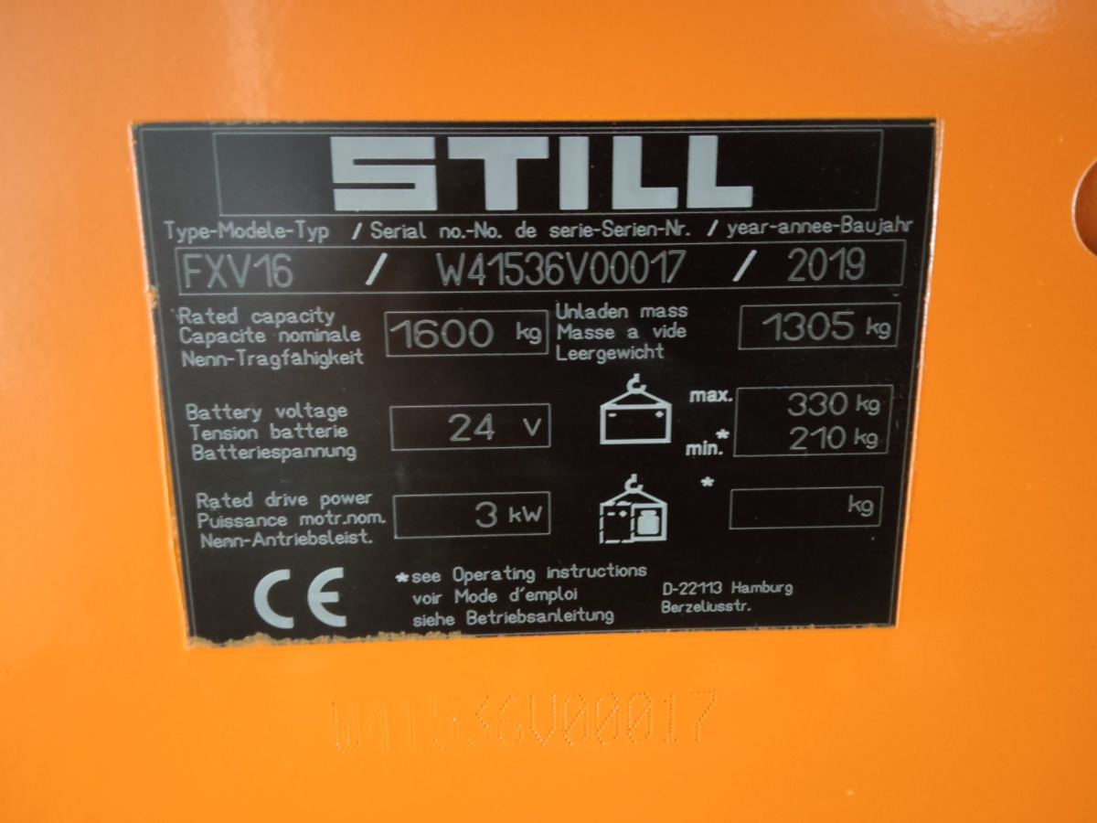 Gerbeur Still FXV16/BATT.NEU: photos 6