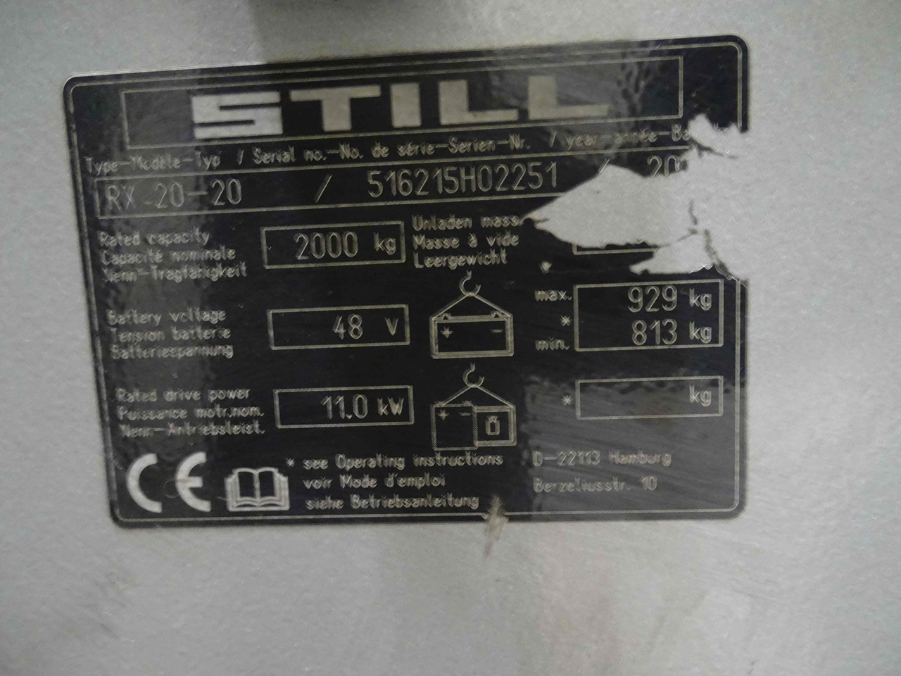 Still RX20-20 - Chariot élévateur électrique: photos 5 Still RX20-20 - Chariot élévateur électrique: photos 5