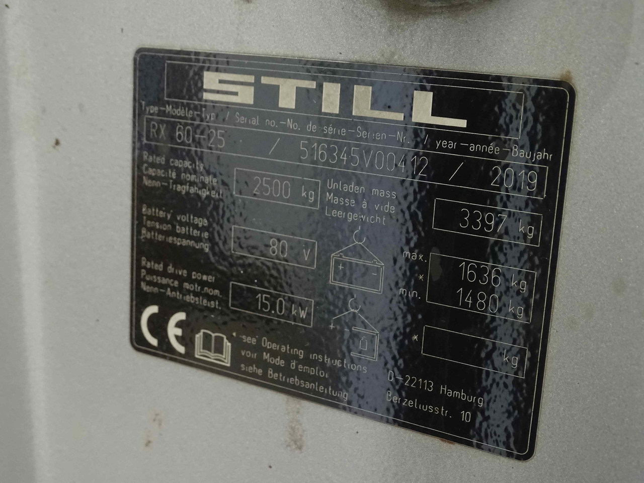 Still RX60-25 - Chariot élévateur électrique: photos 5 Still RX60-25 - Chariot élévateur électrique: photos 5