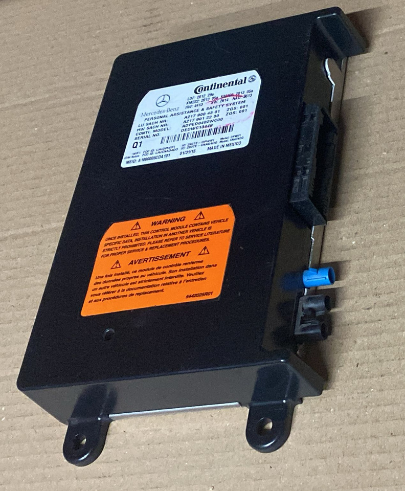 CONTINENTAL Mercedes Benz Control Module A2179004301 - Bloc de gestion: photos 1 CONTINENTAL Mercedes Benz Control Module A2179004301 - Bloc de gestion: photos 1