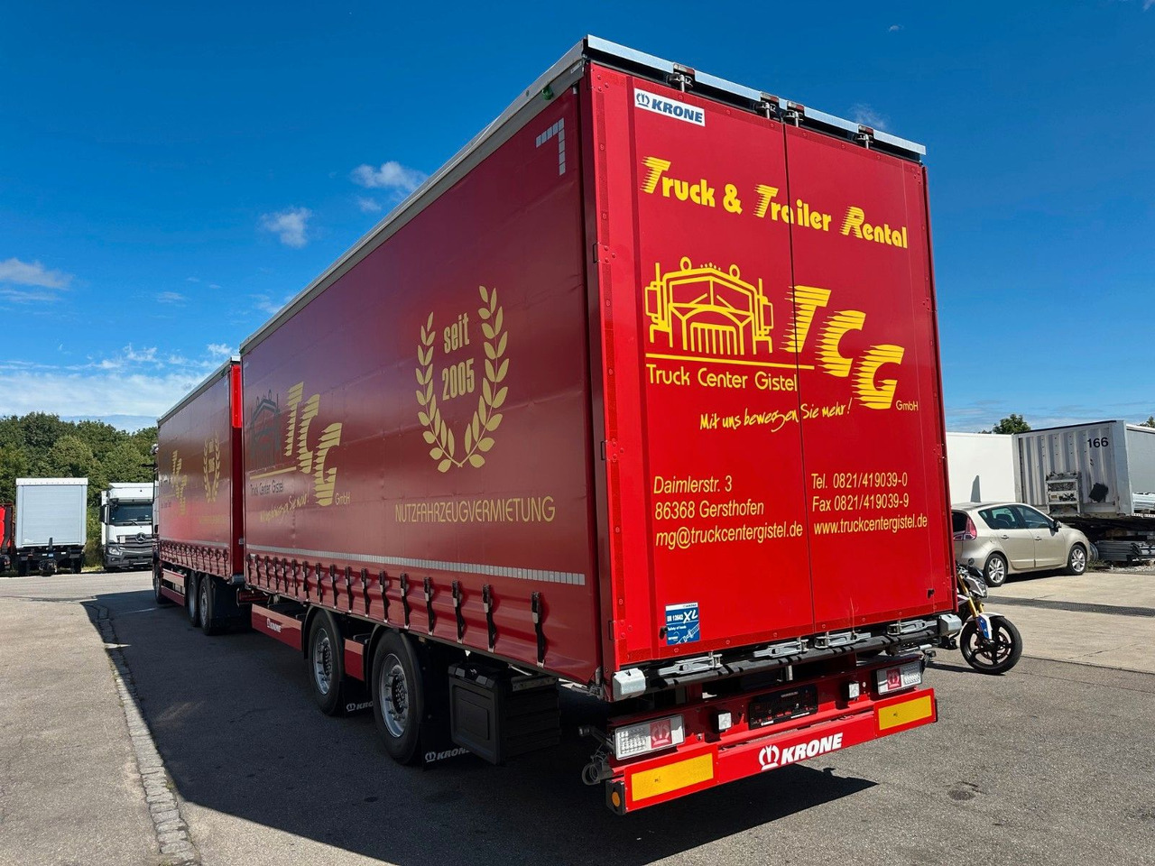 MAN 26.520 6x2 LL Durchlader Festaufbau, Anhänger - Camion à rideaux coulissants: photos 3 MAN 26.520 6x2 LL Durchlader Festaufbau, Anhänger - Camion à rideaux coulissants: photos 3