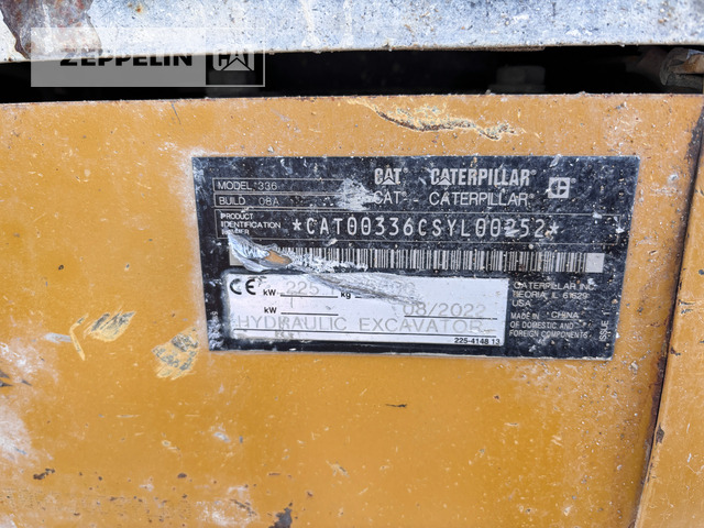 Pelle sur chenille Cat 336-08: photos 11