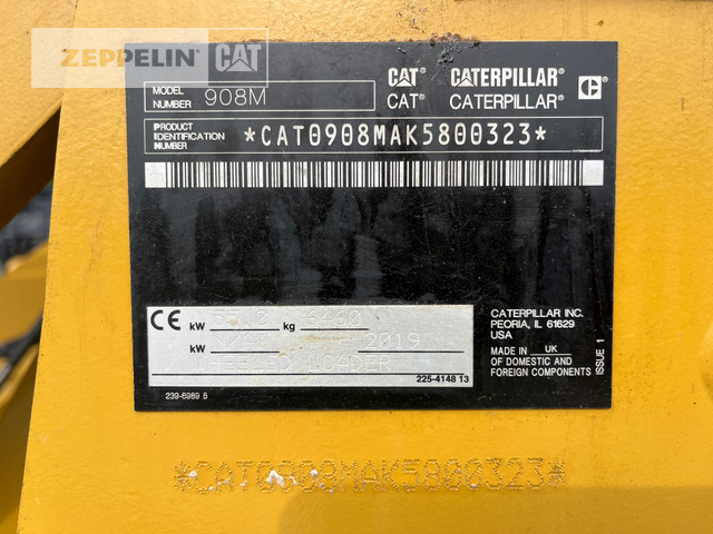 Cat 908M - Chargeuse sur pneus: photos 2 Cat 908M - Chargeuse sur pneus: photos 2