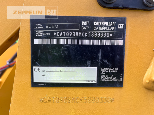 Cat 908M - Chargeuse sur pneus: photos 2 Cat 908M - Chargeuse sur pneus: photos 2