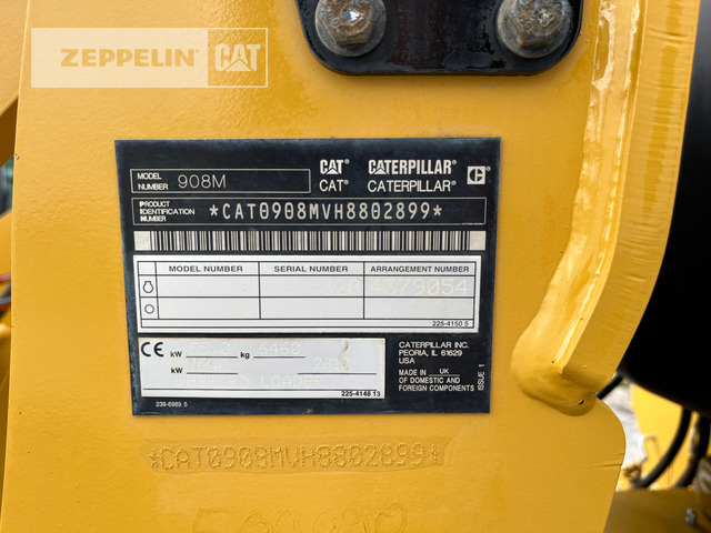 Cat 908M - Chargeuse sur pneus: photos 5 Cat 908M - Chargeuse sur pneus: photos 5