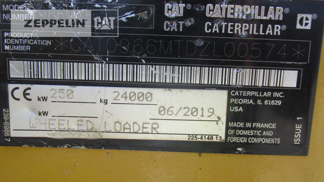 Chargeuse sur pneus Cat 966MXE: photos 12
