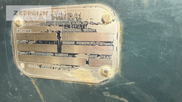 Hyundai R480LC-9 - Pelle sur chenille: photos 5 Hyundai R480LC-9 - Pelle sur chenille: photos 5