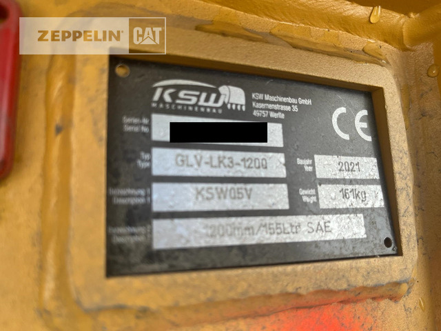 KSW Maschinenbau GmbH GLV 1.200mm, CW05 - Godet pour pelle: photos 3 KSW Maschinenbau GmbH GLV 1.200mm, CW05 - Godet pour pelle: photos 3