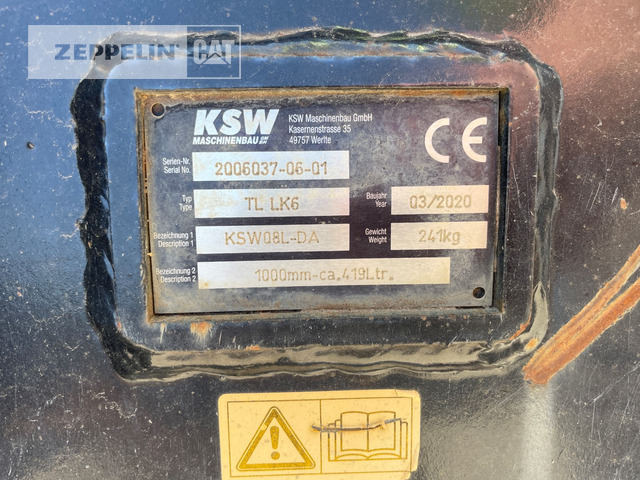 Komponenten TL1000 SM08 - Godet pour pelle: photos 2 Komponenten TL1000 SM08 - Godet pour pelle: photos 2