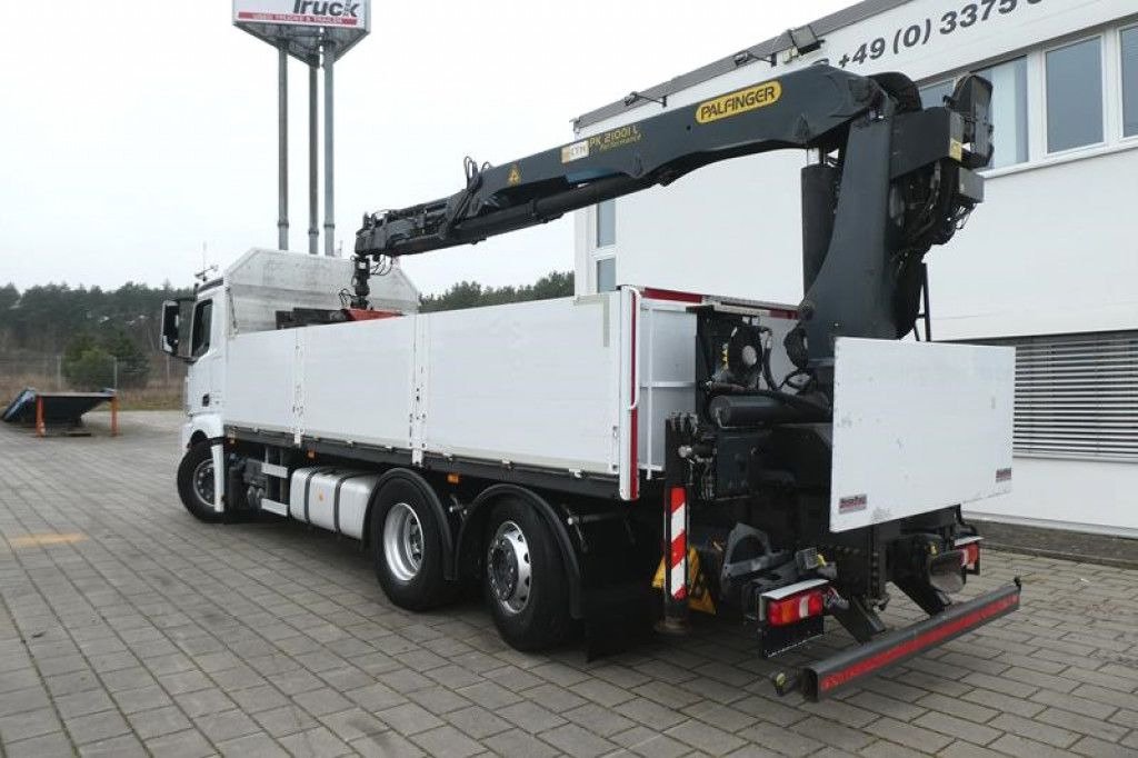 Mercedes-Benz Antos 2543 L/6x2 Pritsche Heckkran - Camion plateau, Camion grue: photos 4 Mercedes-Benz Antos 2543 L/6x2 Pritsche Heckkran - Camion plateau, Camion grue: photos 4