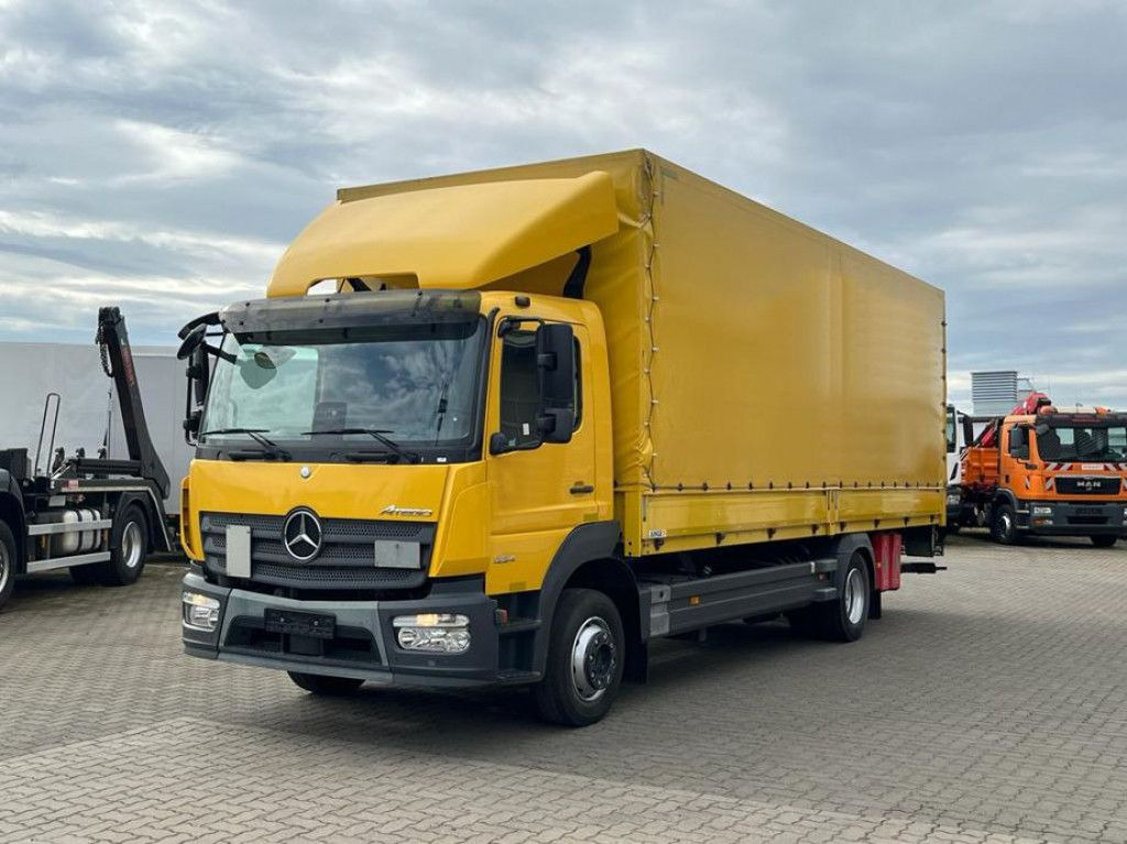 Mercedes-Benz Atego 1224 L Pritsche LBW LBW 1.5to - Camion à rideaux coulissants: photos 1 Mercedes-Benz Atego 1224 L Pritsche LBW LBW 1.5to - Camion à rideaux coulissants: photos 1