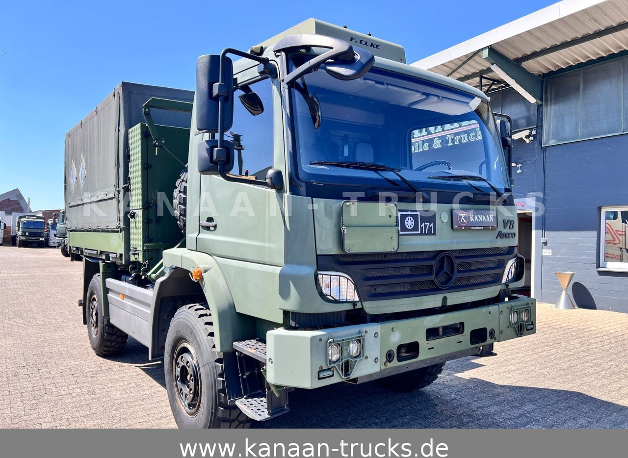 Mercedes-Benz 1018 Atego 4x4 Allrad Miltär Camper Expedition - Camion porte-conteneur/ Caisse mobile: photos 1 Mercedes-Benz 1018 Atego 4x4 Allrad Miltär Camper Expedition - Camion porte-conteneur/ Caisse mobile: photos 1